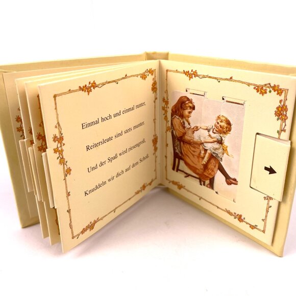 Collectible Ernest Nister’s Miniature Moving Picture Book ‘Kleine Knirpse’ 1991 - Picture 5 of 7